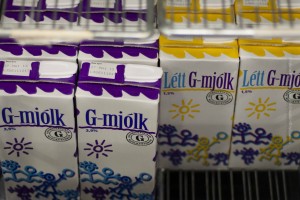G-mjölk ist H-Milch, „lett, wörtlich „leicht“, bedeutet in diesem Fall fettarm. ©Sabine Burger, Alexander Schwarz, 2013-01-15__MG_8395_00030