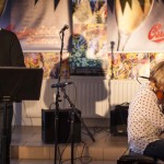 Eröffnungsfeier des Reykjavik Jazz Festivals 2013: Der niederländische Saxofonist Maarten Ornstein und die isländische Pianistin Sunna Gunnlaugs, ©Sabine Burger, Alexander Schwarz, 2013-08-15__MG_8464_00041