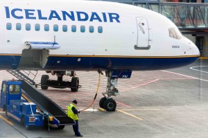 Icelandair tauft seine Flugzeuge gerne auf Namen isländischer Vulkane. ©Sabine Burger/Alexander Schwarz/inreykjavik.is, 2013-09-22__MG_4718_00004-2