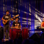 The Pedrito Martinez Quartet, Pedrito Martinez (perc), Ariacne Trujillo (p), Alvaro Benavide (perc), Jhair Sala (b), ©Sabine Burger, Alexander Schwarz, 2014-08-14__MG_7050_00213